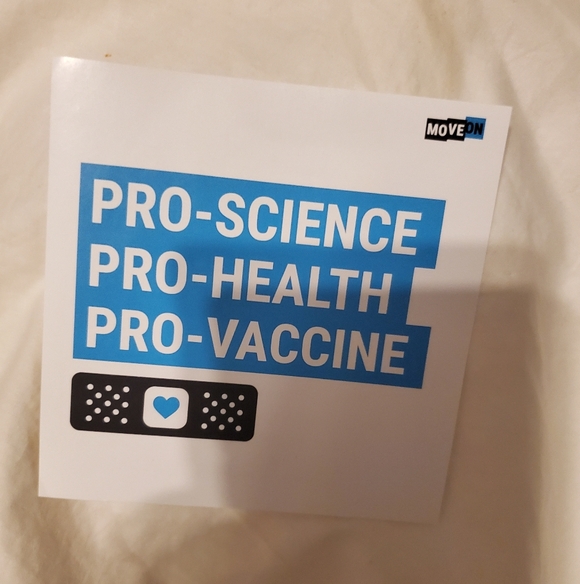 Pro-Science Pro-Health Pro-Vaccine Sticker - Picture 1 of 1
